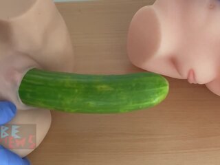 Nun fucks her Ass with a Cucumber
