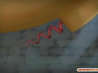 Bondage hentai y tá cứng poking