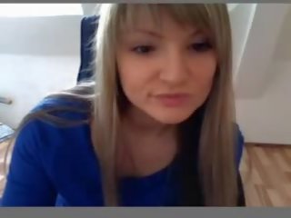 Alemão bela jovem grávida em webcam parte 1