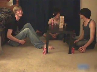 Hot alluring Legal Age Teenagers Having A Gay Game Party