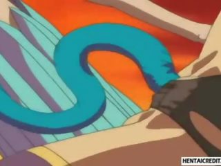 Hentai schoolgirl fucked by tentacles