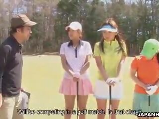 Ázijské golf volania dievča dostane fucked na the ninth diera: dospelé video 2c | xhamster