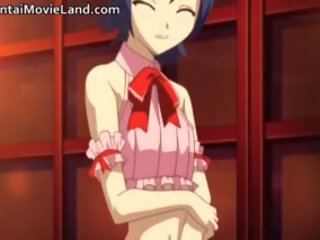 Prsatá podmanivý anime transsexuál dostane ji johnson part5