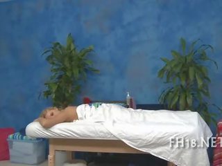 Fabulous 18 year old divinity gets a massage