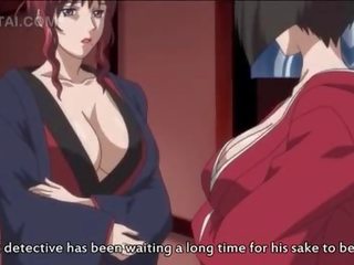 Grand hentai diva sucking and jumping big phallus