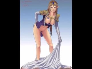 Legend van zelda - prinses zelda hentai porno
