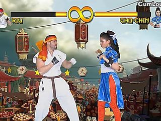 Xxx video và bạo lực trong một xxx bắt chước của đường phố fighter