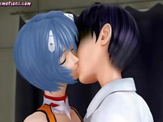 Charming animated babe gets her pussy licked