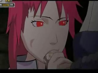 Naruto جنس فيلم كارين يأتي sasuke cums في