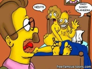 Homer סימפסון משפחה סקס וידאו