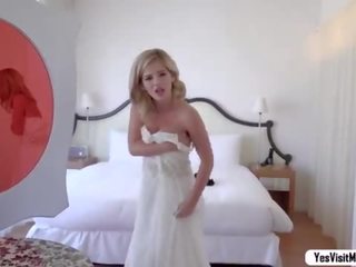 Fantastic Bella Rose Gets Fucked in Her Bestfriends Wedding Dress