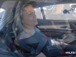 44 Year Old Milf Karla Fucked In A Car Then Gets A Threeway Fucking And Squirts